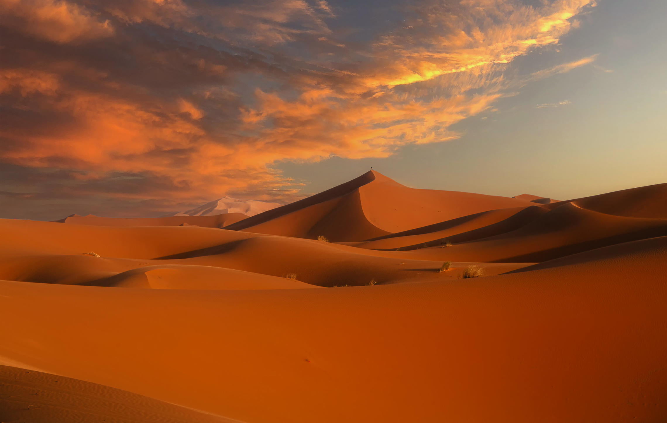 Одинокий путник...Пустыня Сахара.Марокко!