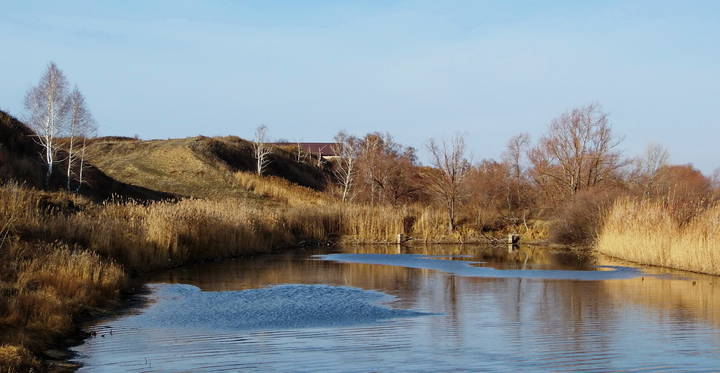 Ноябрь,местная р.Ачаирка.