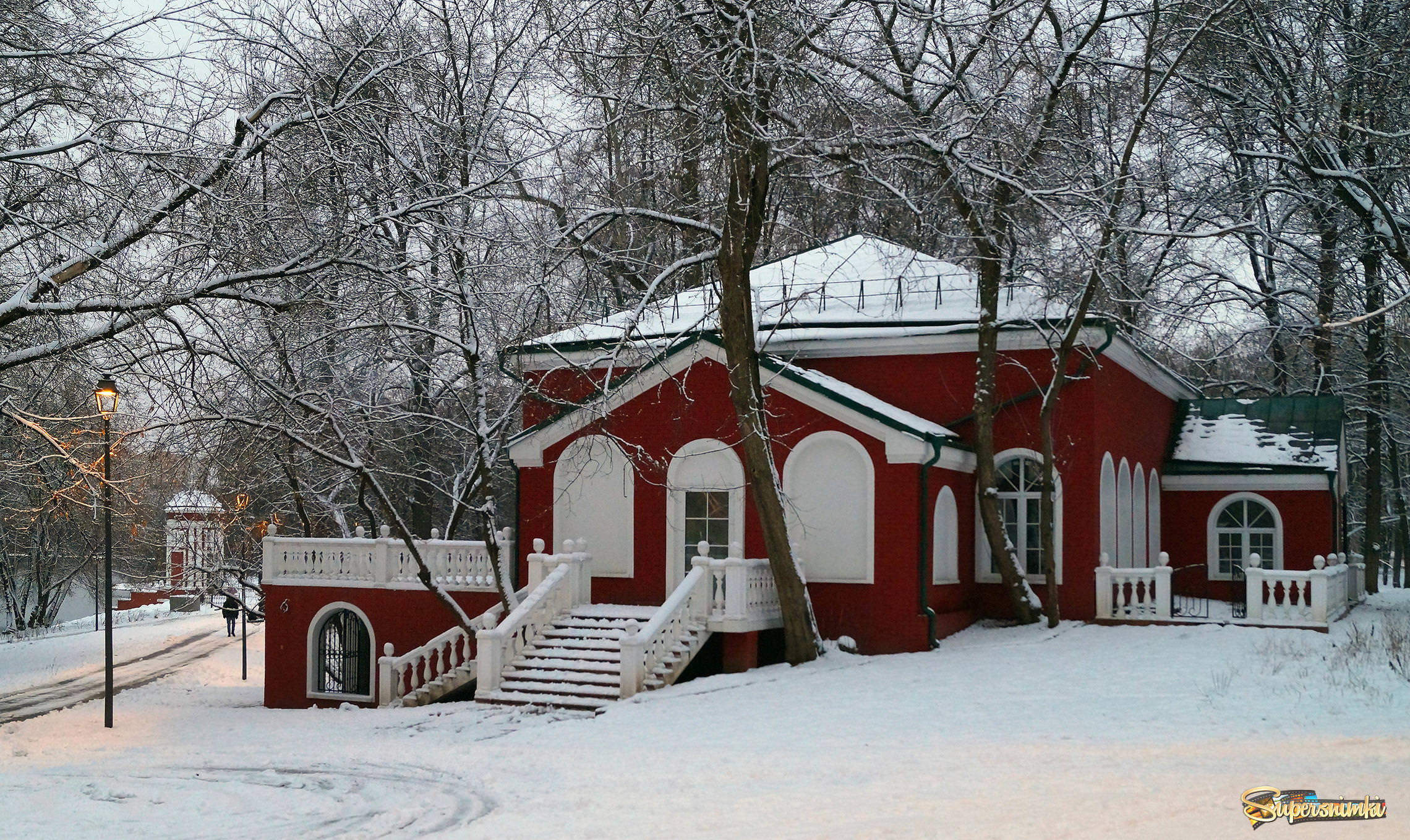 перый снег в Михалково