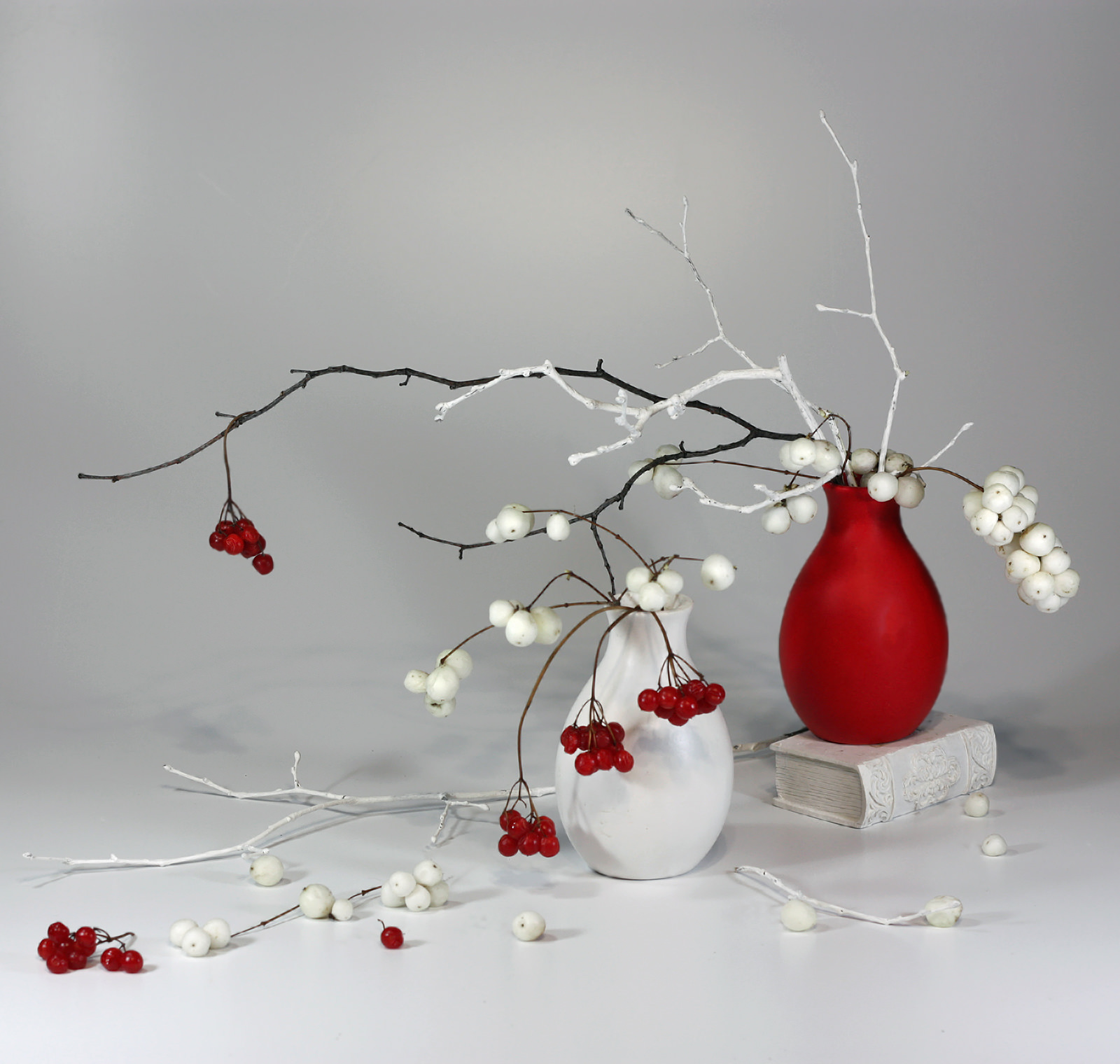 Red and white berries