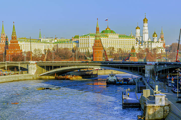 Капитальный ремонт Большого Каменного моста.