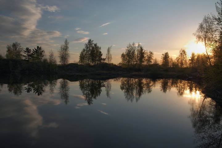  Вечернее отражение