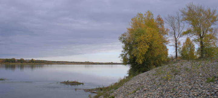 Осенний Иртыш.