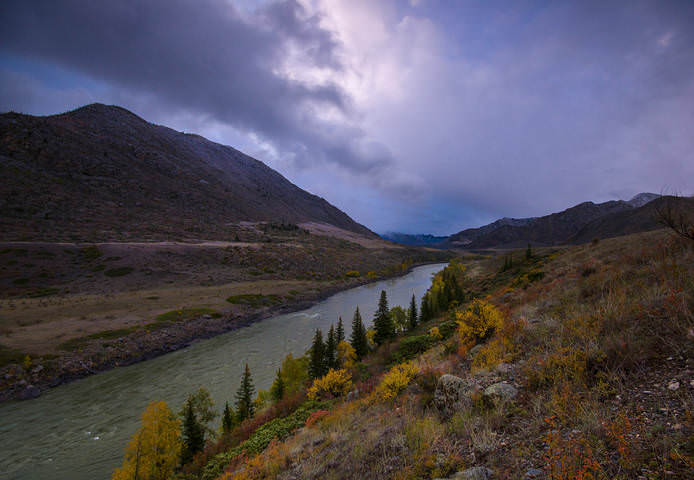 Осень на реке Катунь
