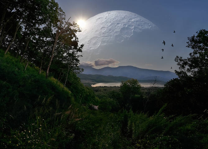 лунная ночь
