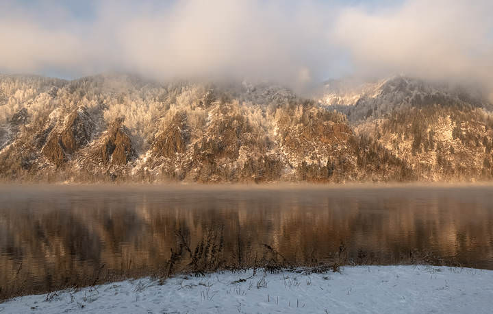 Золотой закат. 