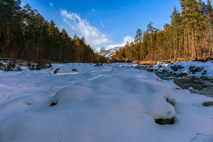 Река Баксан, КБР.