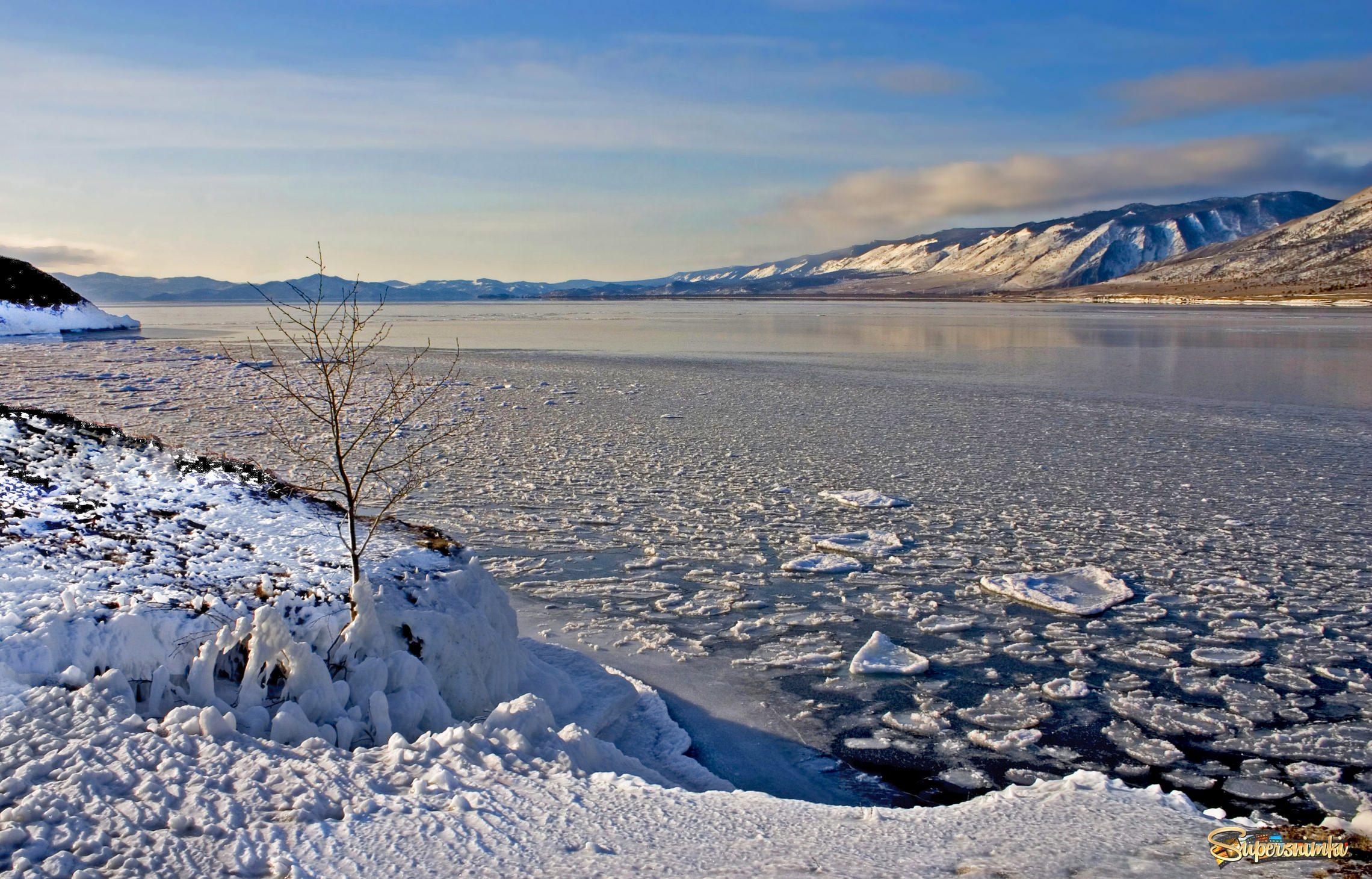 В декабре на малом море Байкала.