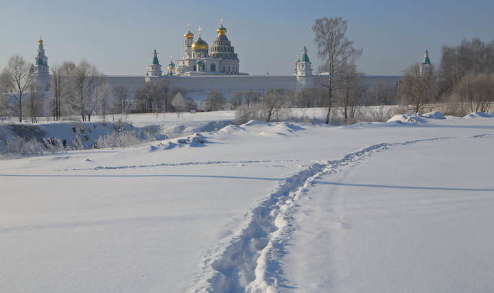 Утро. Морозный февраль.