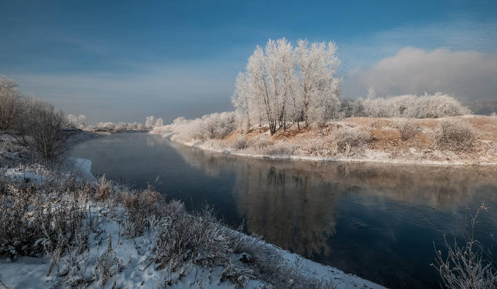 На берегу Ангары.