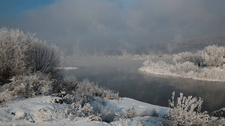 На Ангаре.