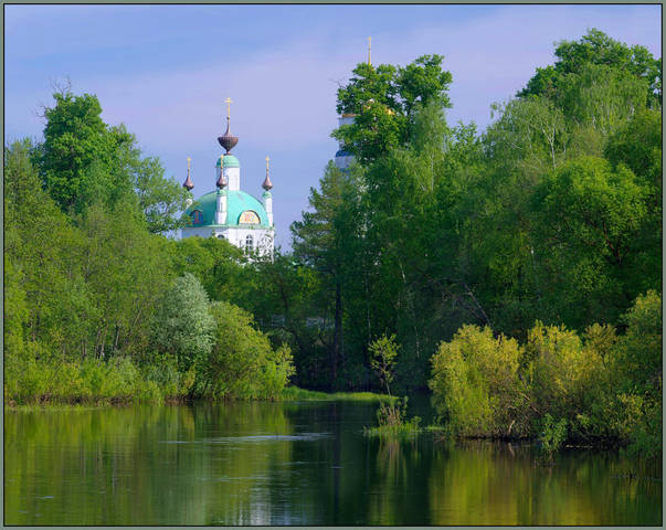 Село Хотеичи на реке Нерской