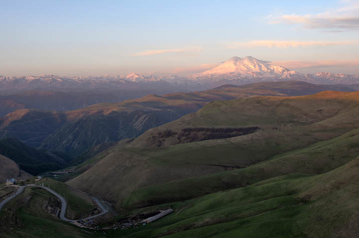Утро в горах