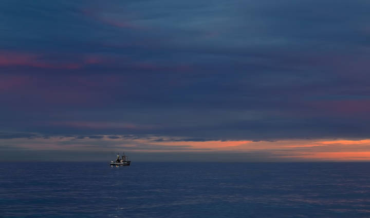 blue evening