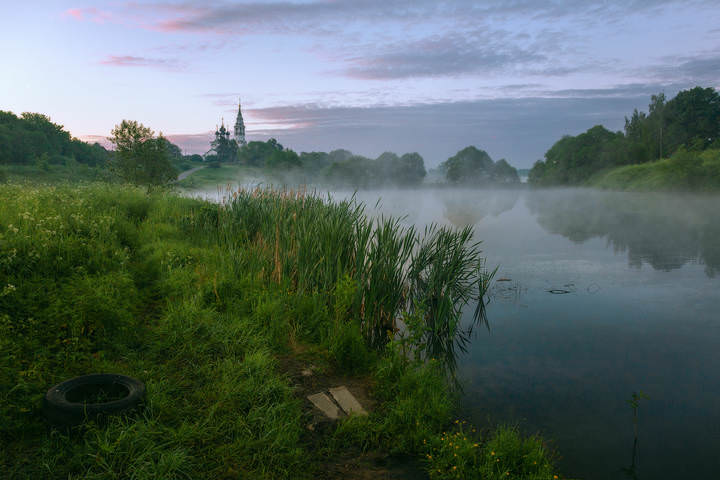 Летнее утро в селе