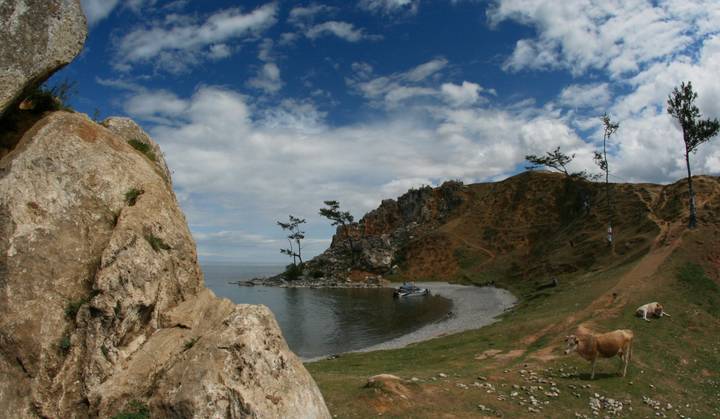 у скалы Шаманка