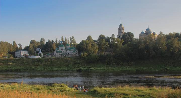 летний вечер в Старице