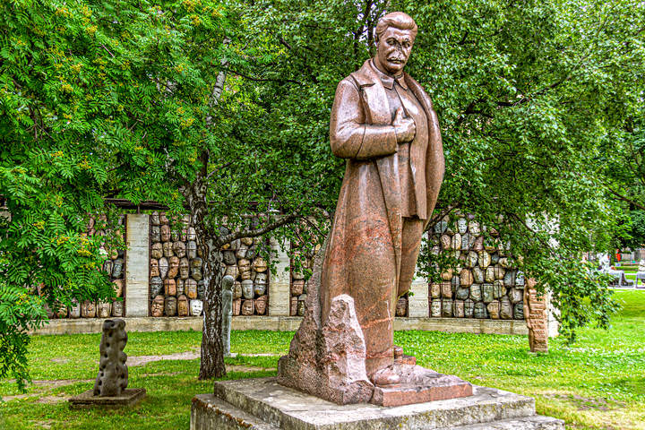 В парке скульптур "Музеон".