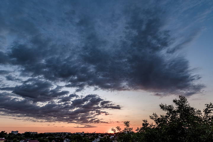 Sunset in July