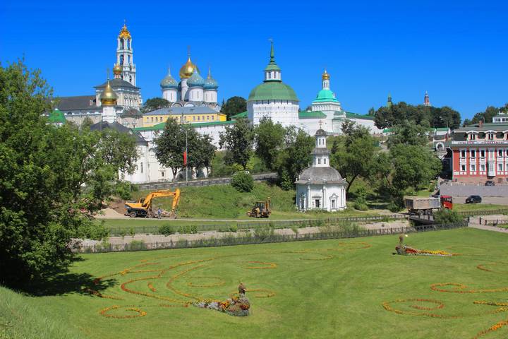 по дороге к Лавре