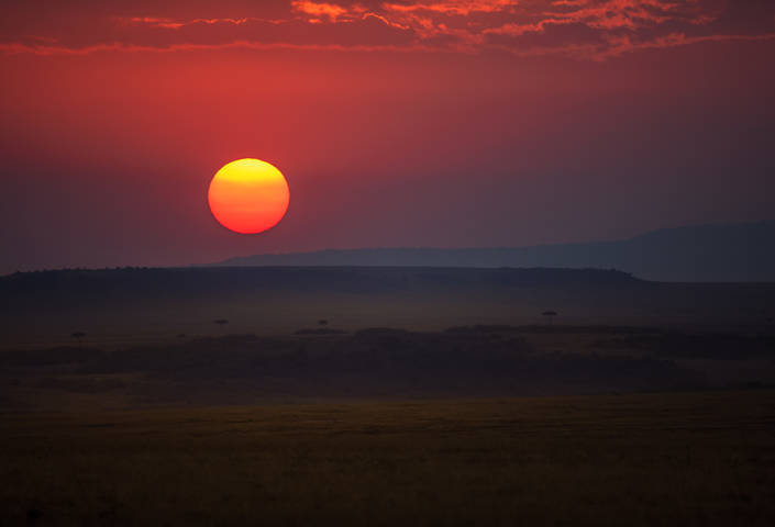 Африканский закат.