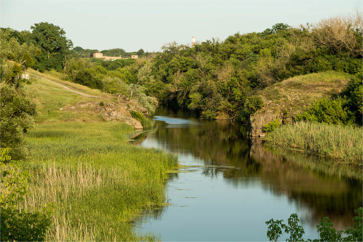 В лучах заката