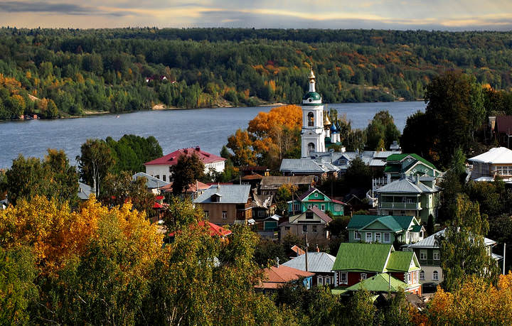 Плёс- жемчужина России.