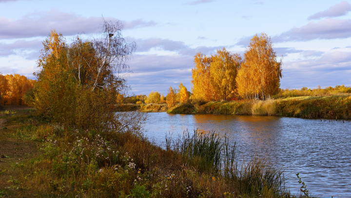 Осенняя р.Ачаирка,вечер.