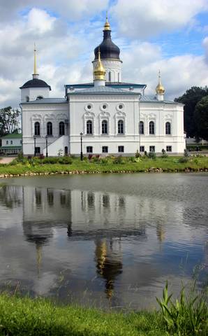 отражение в пруду
