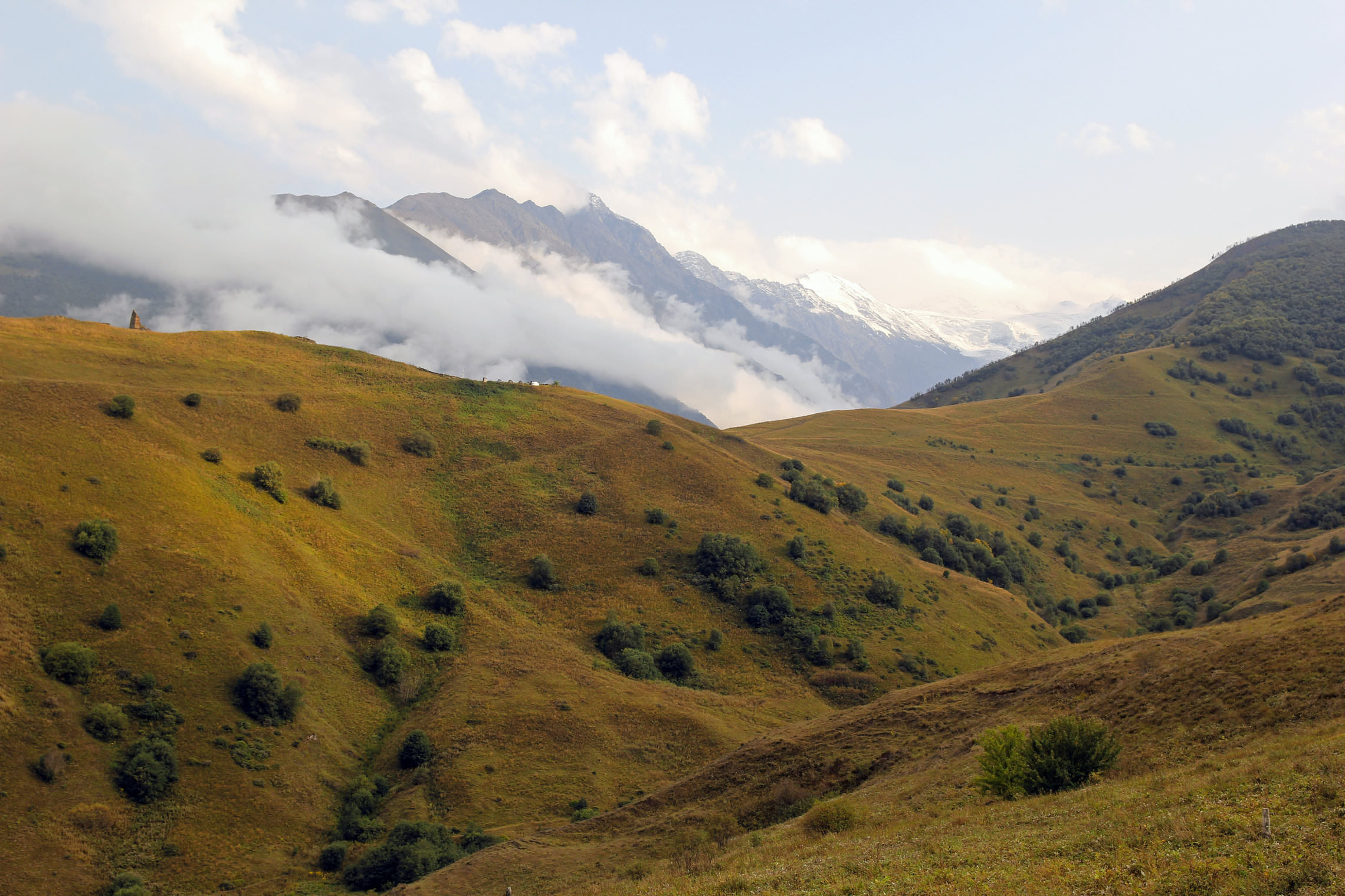 В горах Северной Осетии