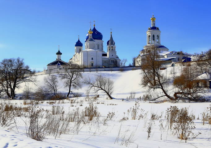 снежный день в Боголюбово