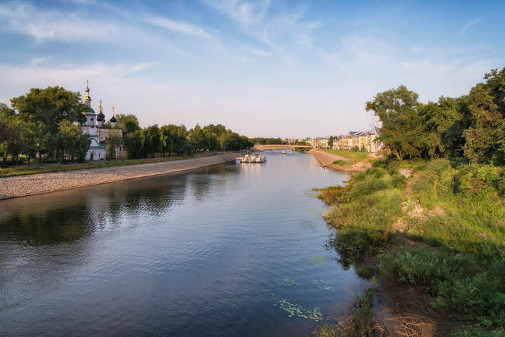 На берегу речки Вологды
