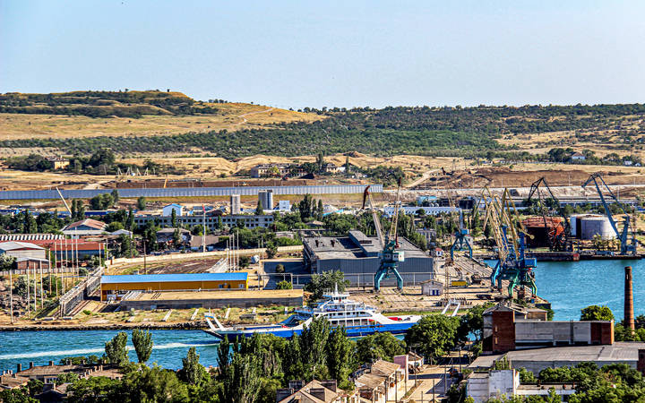 Керчь. С горы Митридат ( по часовой стрелки).