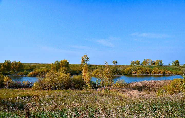 осень.