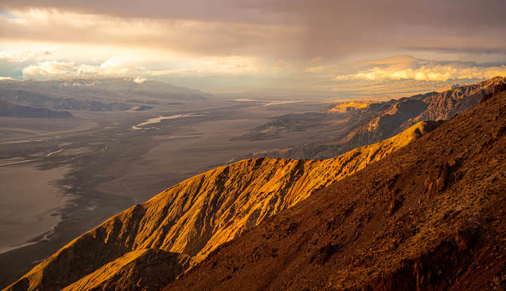 Sunset in Death Valley, California