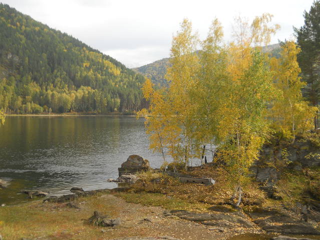 Осень. Енисей