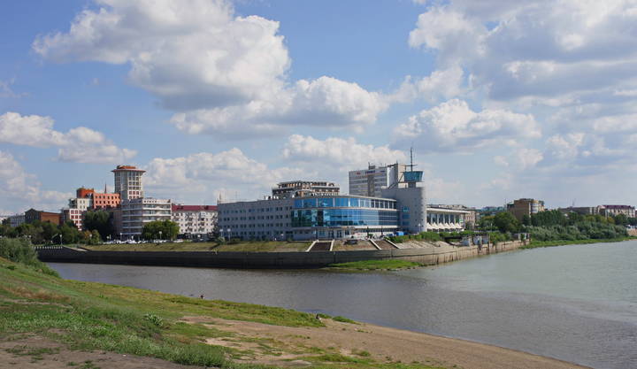 Омск летний.