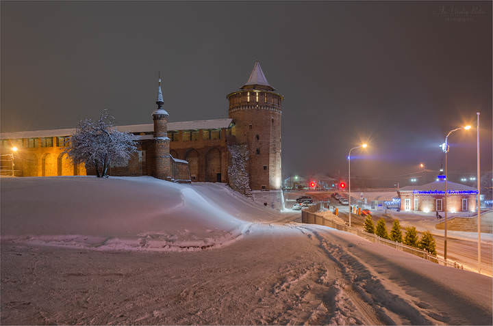 Ночная Коломна. Маринкина башня