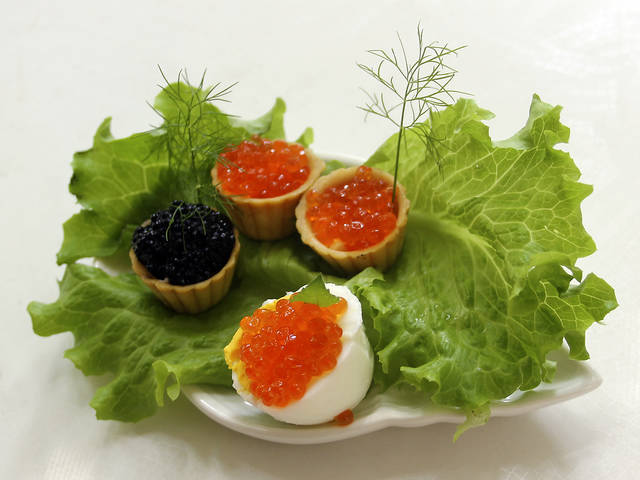 икорное ассорти)