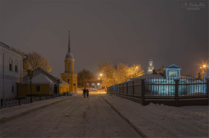 По тихим вечерним улицам старой Коломны