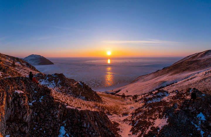 Байкал. зима. рассвет
