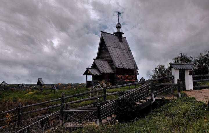 Плёс. Церковь Воскресения Христова на Горе Левитана.