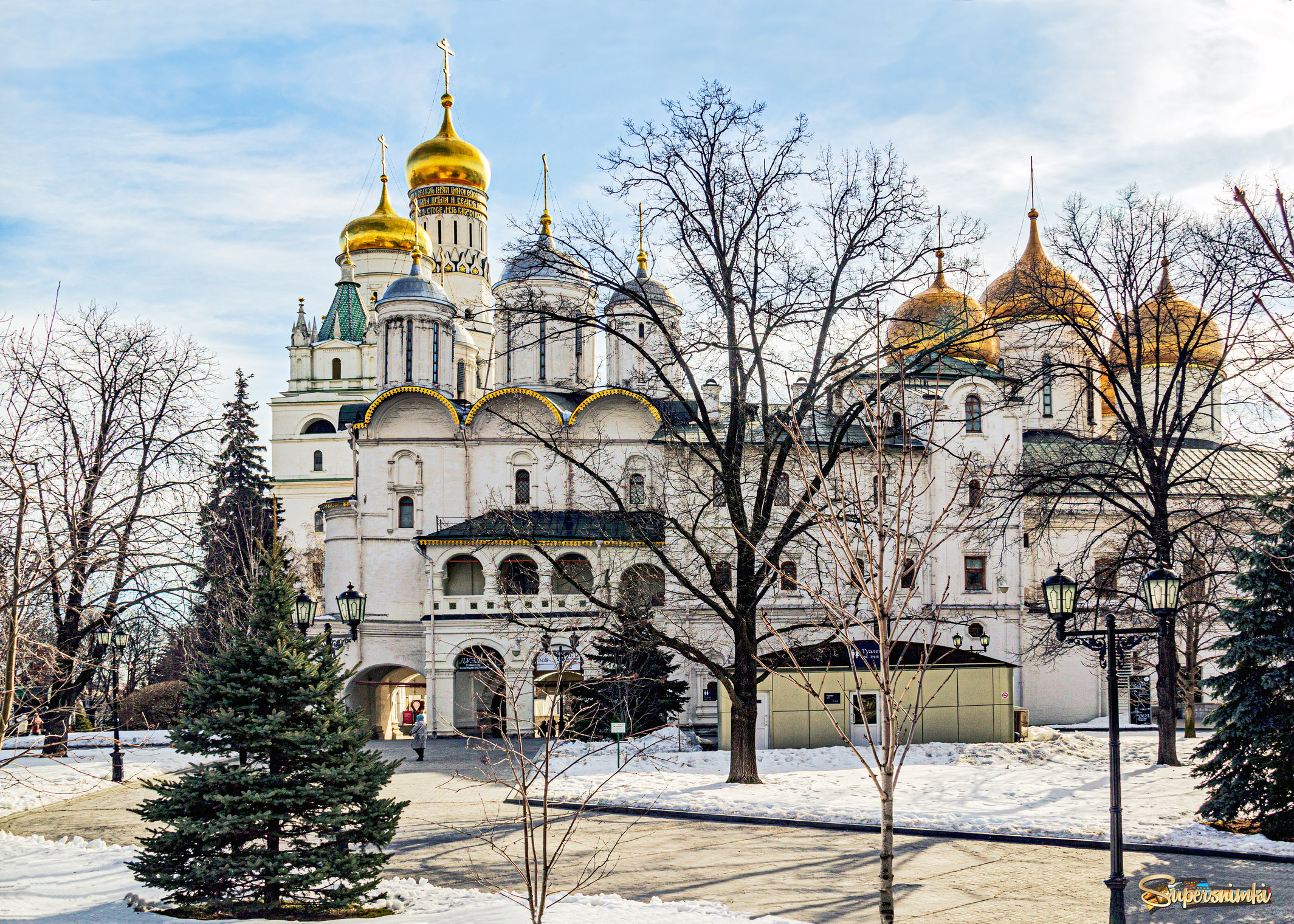 Храмы Кремля с Сенатской площади.