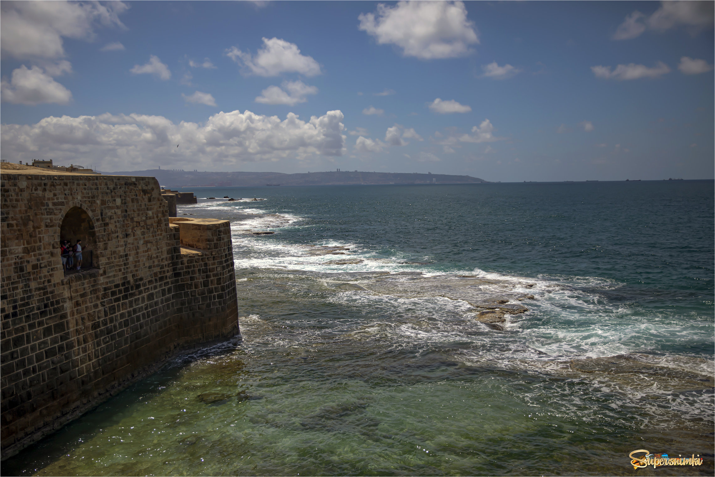 Стены крепости в Акко