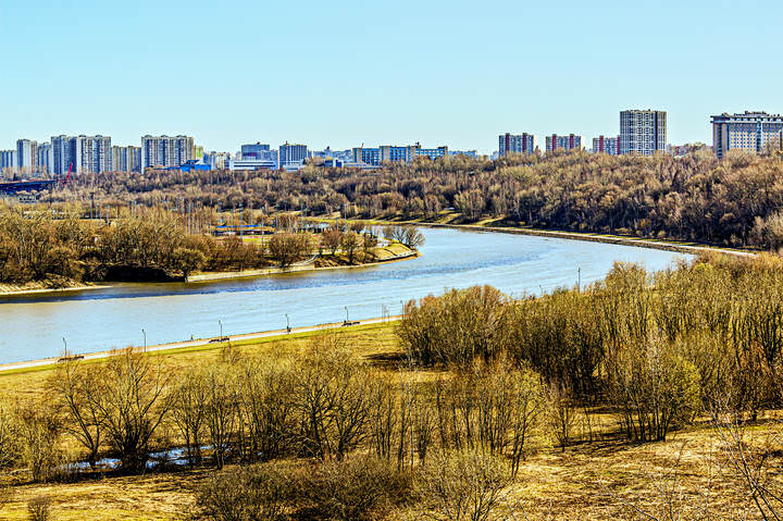 Излучина Москвы реки. Коломенское.