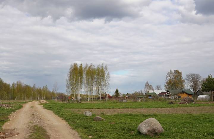 Весна в деревне
