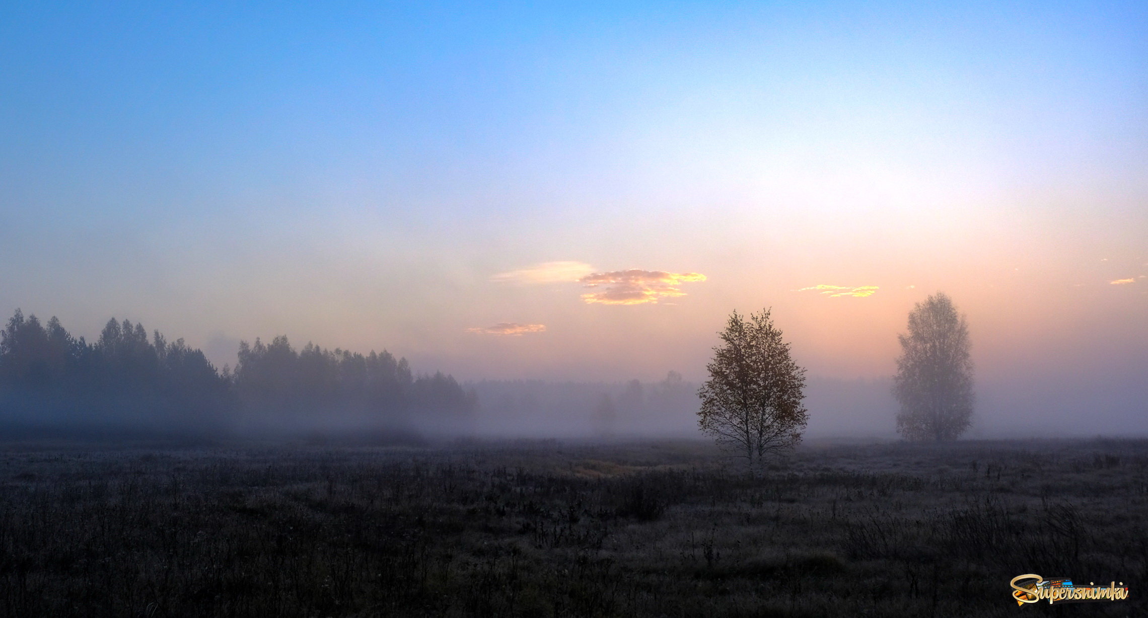 Осеннее утро в туманном обрамлении