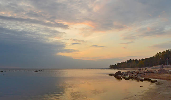 Вечер на море 