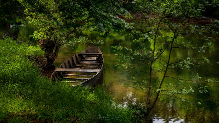 Теплый вечер в заводях
