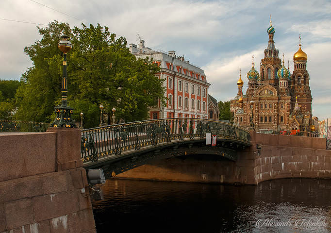 Вид на Мало-Конюшенный мост.